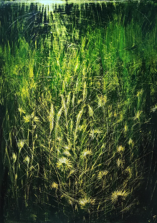 Image of What will stay with me forever by Halyna Ilkiv, size: 70*50 см, made of MDF tablet, acrylic, varnish, Graphics medium, from Morshyn, part of the since childhood series