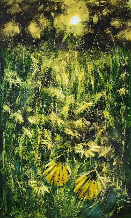 Image of Memories that warm the heart by Halyna Ilkiv, size: 50*30 см, made of MDF tablet, acrylic, varnish, Graphics medium, from Morshyn, part of the since childhood series